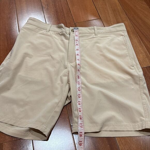 TailorByrd Men’s Performance Tan Golf Casual Shorts Size 32 - Picture 8 of 8